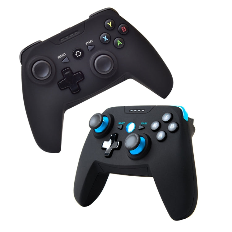 CX-X1 2.4GHz + Bluetooth 4.0 Controlador de juegos inalámbrico Mango para Android / iOS / PC / PS3, Single Handle (Black), Handle + Bracket (Black), Handle + Bracket + Receiver (Black), Single Handle (Blue), Handle + Bracket (Blue)                     ...