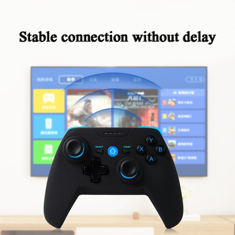 CX-X1 2.4GHz + Bluetooth 4.0 Controlador de juegos inalámbrico Mango para Android / iOS / PC / PS3, Single Handle (Black), Handle + Bracket (Black), Handle + Bracket + Receiver (Black), Single Handle (Blue), Handle + Bracket (Blue)                     ...