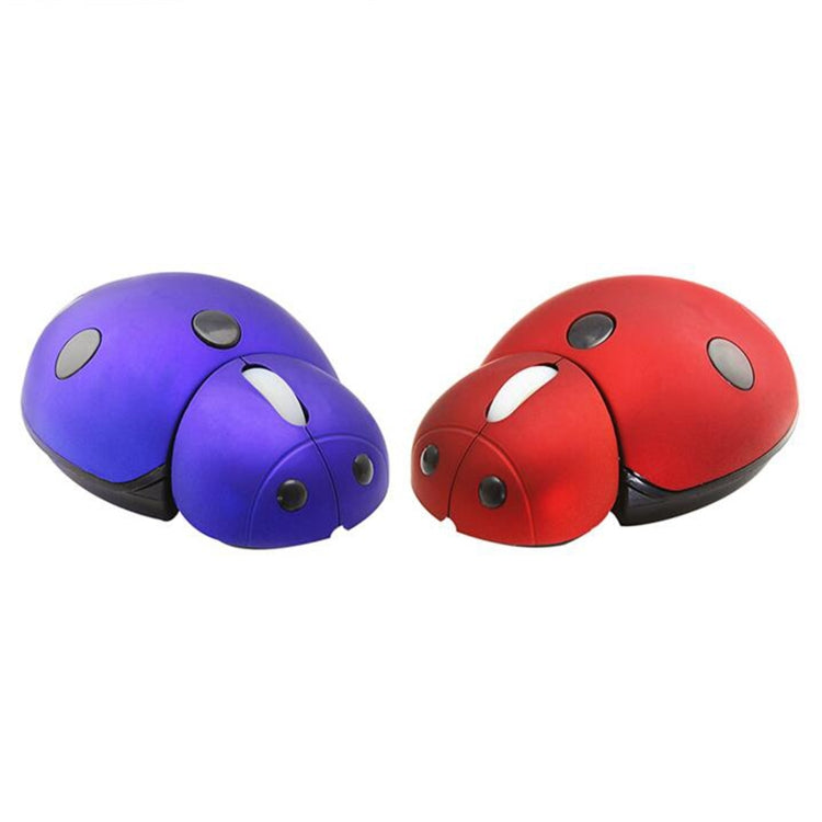 CM0184 3000 DPI 3 teclas Mini Ladybug 2.4G Ratón inalámbrico Ratón inalámbrico personalizado