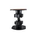 Mini cardán soporte para cámara escritorio soporte para teléfono móvil grabadora soporte para coche, Dual Attachment Mount, 1/4 Screw Connector for GoPro, Magnet Paste for Phones