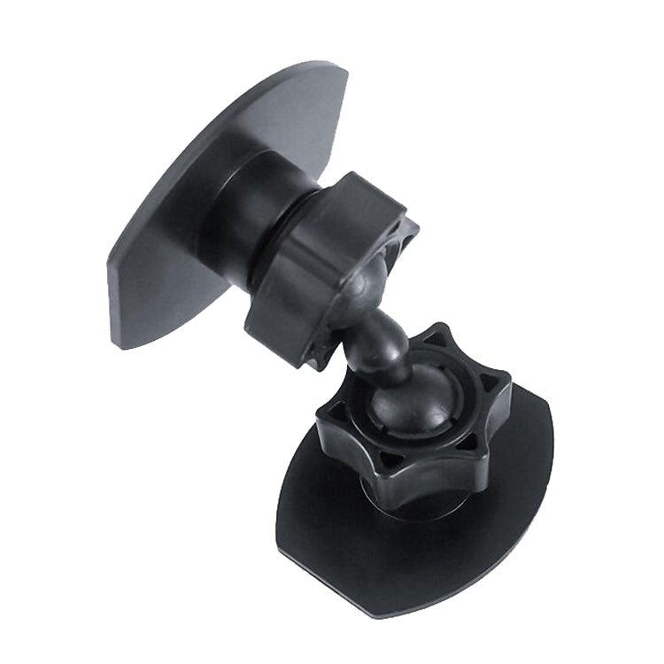 Mini cardán soporte para cámara escritorio soporte para teléfono móvil grabadora soporte para coche, Dual Attachment Mount, 1/4 Screw Connector for GoPro, Magnet Paste for Phones