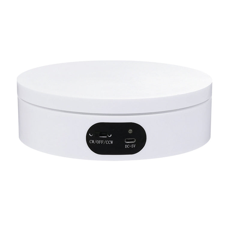 Mesa giratoria automática USB ND120 para cámara, mesa giratoria con pantalla panorámica hecha a mano, 12cm/Powered by USB(W)