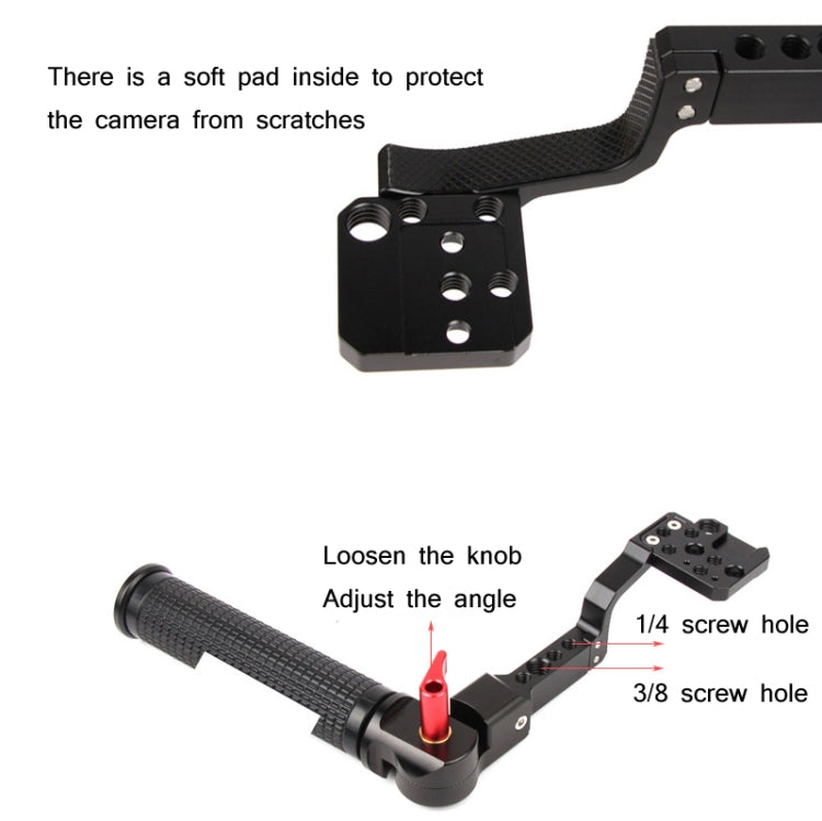 Mango estabilizador SLR de ángulo ajustable tipo transporte Sunnylife RO-Q9233 para DJI RONIN RS-C2 / RONIN S / SC