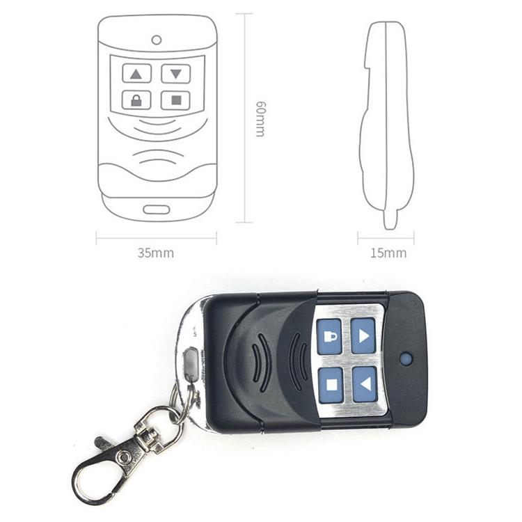 2 uds persiana enrollable eléctrica copia impermeable Control remoto Universal llave de Control remoto para puerta de garaje, Ordinary