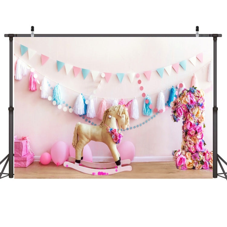 2,1 m x 1,5 m, un año de edad, Fondo de fotografía de cumpleaños, tela, decoración de fiesta de cumpleaños, fondo de foto