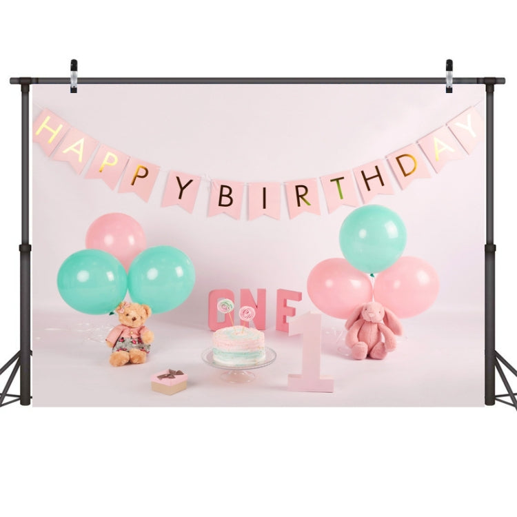 2,1 m x 1,5 m, un año de edad, Fondo de fotografía de cumpleaños, tela, decoración de fiesta de cumpleaños, fondo de foto