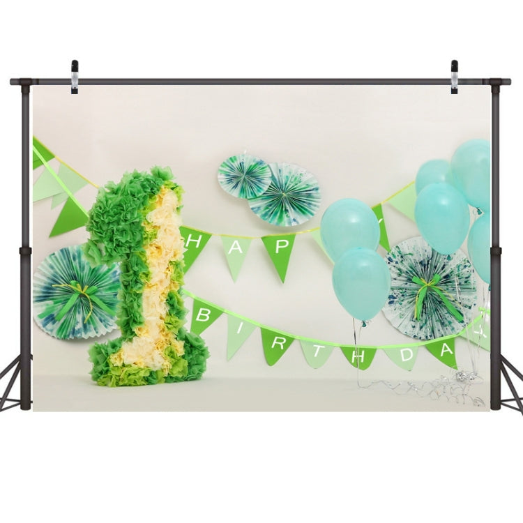 2,1 m x 1,5 m, un año de edad, Fondo de fotografía de cumpleaños, tela, decoración de fiesta de cumpleaños, fondo de foto