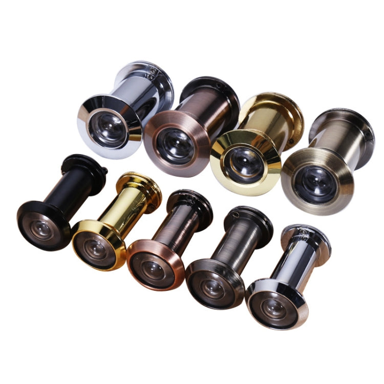 2 PCS Puerta de seguridad Ojo de gato HD Lente de vidrio 200 grados Gran angular Anti-Pequeño Ojo de puerta de hotel, 16mm Black, 16mm Silver, 16mm Red Bronze, 16mm Green Bronze, 16mm Bright Gold, 26mm Silver, 26mm Gold, 26mm Red Bronze, 26mm Green Bronze