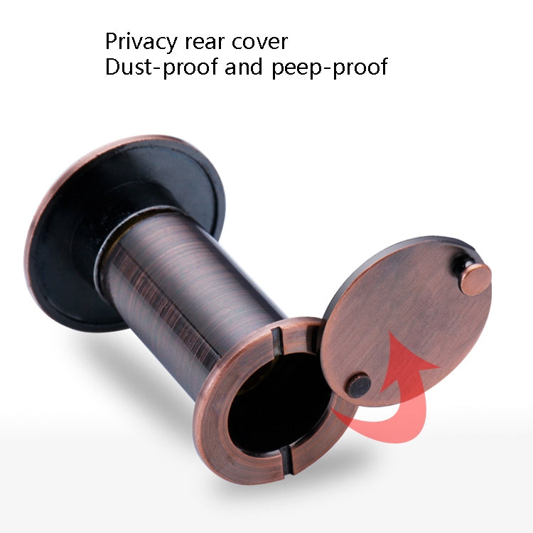 2 PCS Puerta de seguridad Ojo de gato HD Lente de vidrio 200 grados Gran angular Anti-Pequeño Ojo de puerta de hotel, 16mm Black, 16mm Silver, 16mm Red Bronze, 16mm Green Bronze, 16mm Bright Gold, 26mm Silver, 26mm Gold, 26mm Red Bronze, 26mm Green Bronze