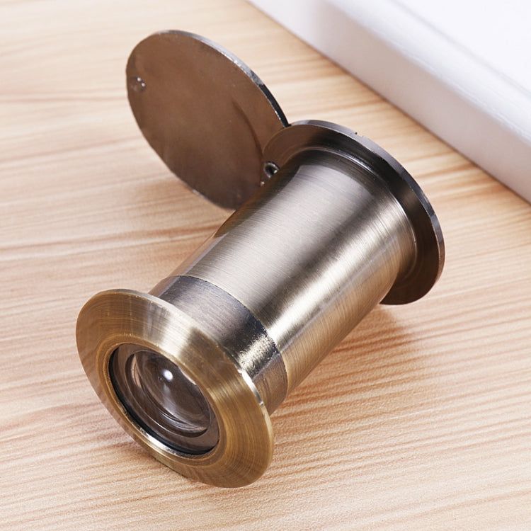 2 PCS Puerta de seguridad Ojo de gato HD Lente de vidrio 200 grados Gran angular Anti-Pequeño Ojo de puerta de hotel, 16mm Black, 16mm Silver, 16mm Red Bronze, 16mm Green Bronze, 16mm Bright Gold, 26mm Silver, 26mm Gold, 26mm Red Bronze, 26mm Green Bronze