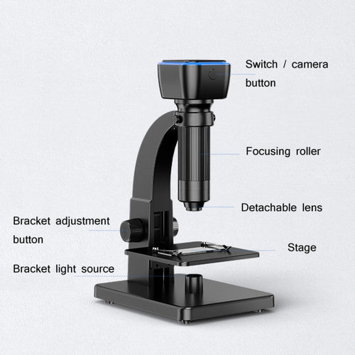 2000X WIFI Microscopio biológico de gran aumento USB HD Digital Lupa