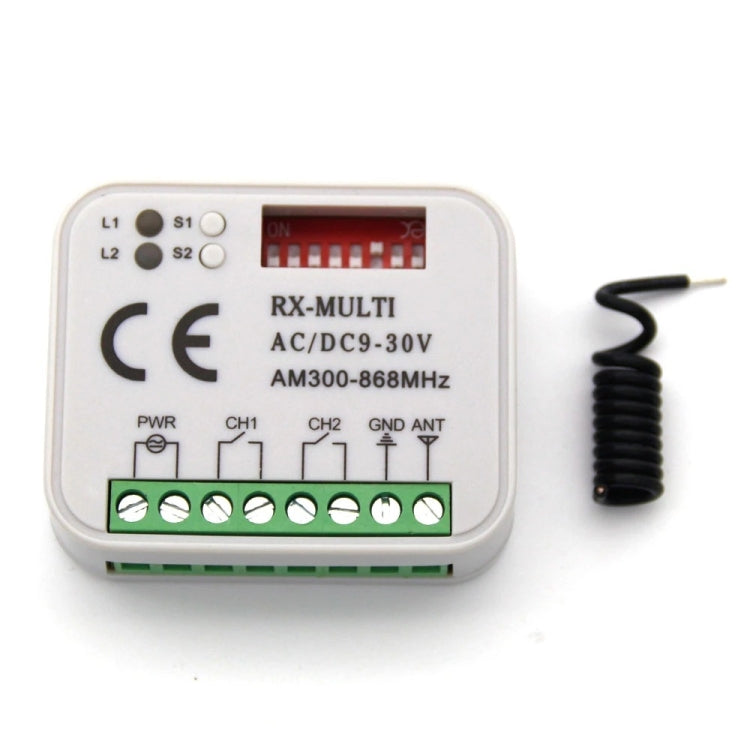 LZ-068 Interruptor de receptor de control remoto multifrecuencia de código fijo de código rodante para puerta de garaje