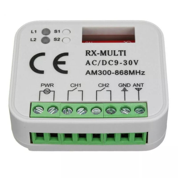 LZ-068 Interruptor de receptor de control remoto multifrecuencia de código fijo de código rodante para puerta de garaje