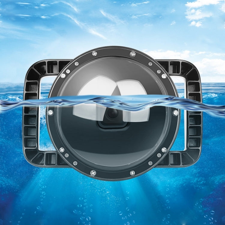 SHOOT XTGP559 Dome Port Submarino Lente de la cámara Cubierta transparente Carcasa para GoPro HERO9 Black, For GoPro HERO9 Black