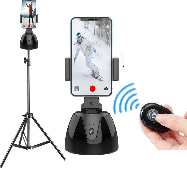 Cabezales de trípode de grabación de video en vivo Selfie de seguimiento inteligente de 360 grados, Battery Tripod Heads, Charging Tripod Heads