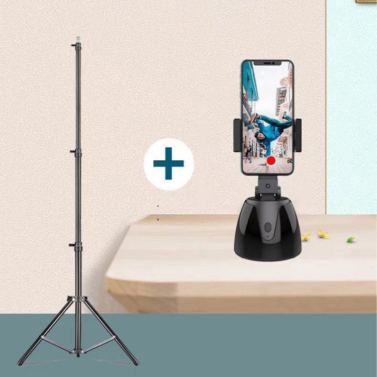 Cabezales de trípode de grabación de video en vivo Selfie de seguimiento inteligente de 360 grados, Battery Tripod Heads, Charging Tripod Heads