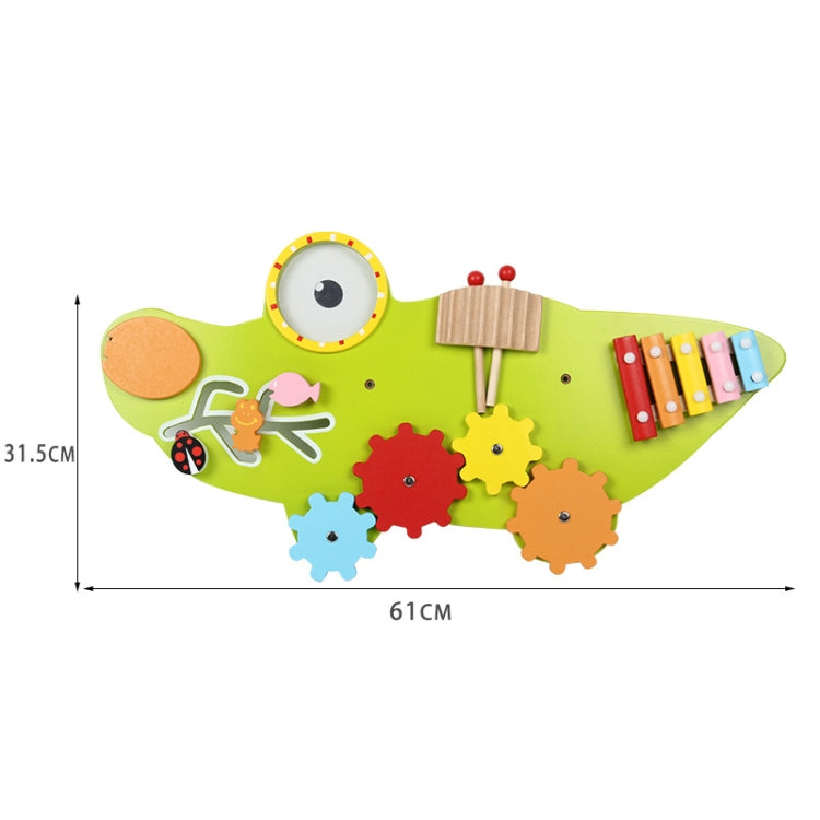 Niños Educación temprana Rompecabezas Juguetes de pared Juegos de pared Montessori Material didáctico, Estilo:, Crocodile, Owl, Giraffe, Worm