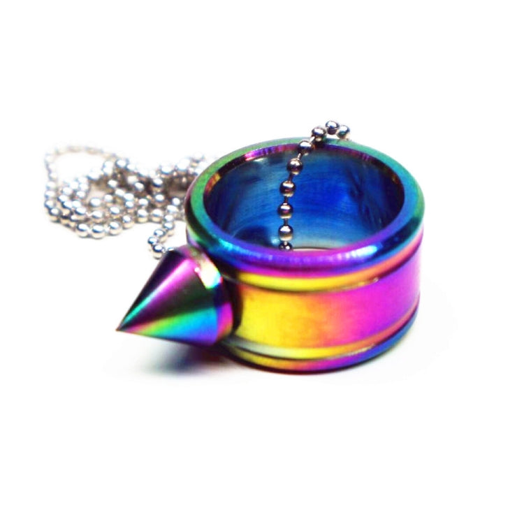 Anillo de autodefensa de acero inoxidable, herramienta de protección personal EDC para exteriores, 2 uds.