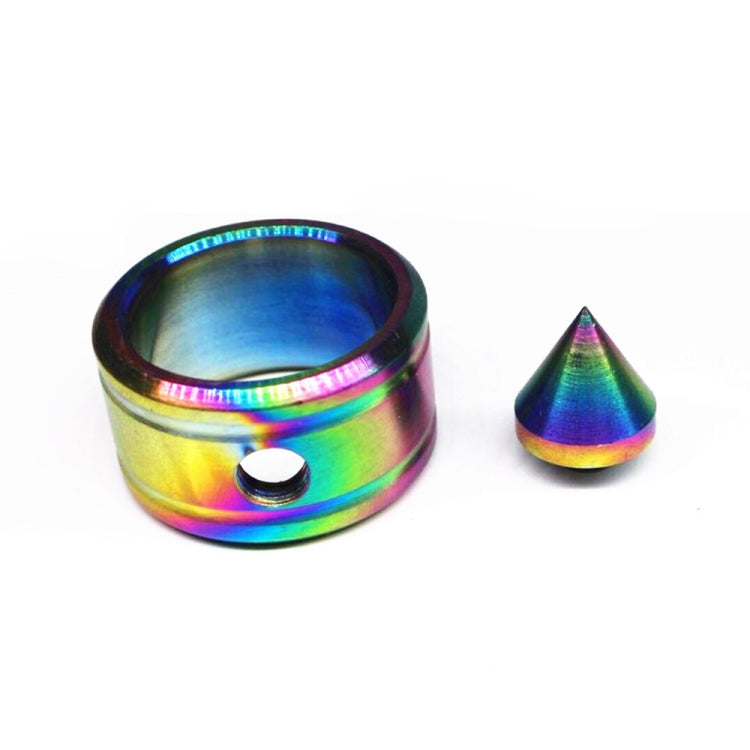 Anillo de autodefensa de acero inoxidable, herramienta de protección personal EDC para exteriores, 2 uds.