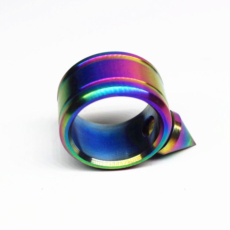 Anillo de autodefensa de acero inoxidable, herramienta de protección personal EDC para exteriores, 2 uds.