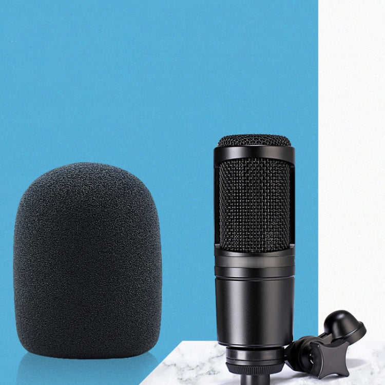 2 uds adecuado para Audio-Technica AT2020/ATR2500/AT2035 cubierta de esponja para micrófono y cubierta de micrófono a prueba de viento