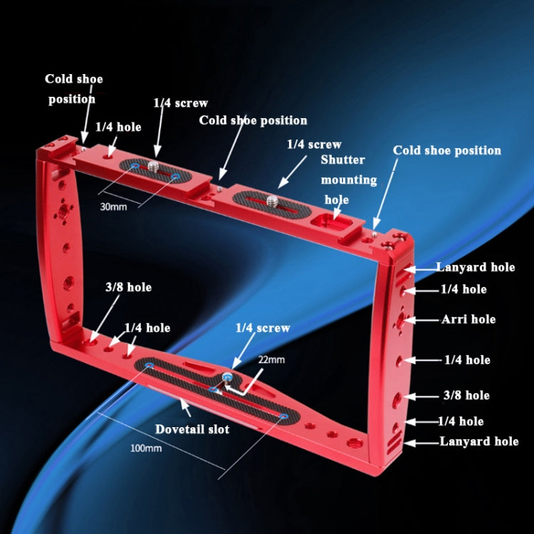 Buceo Dual Handheld Grip Bracket Estabilizador Extension Phone Clamp Camera Rig Cage Underwater Case para GoPro HERO9/8/7, Red, Black, Red Bracket + Shutter, Black Bracket + Shutter