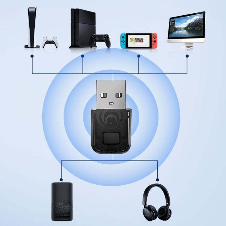 Receptor adaptador de transmisor de audio Bluetooth para PS5 / PS4 / Switch, For PS5 / PS4 / Switch
