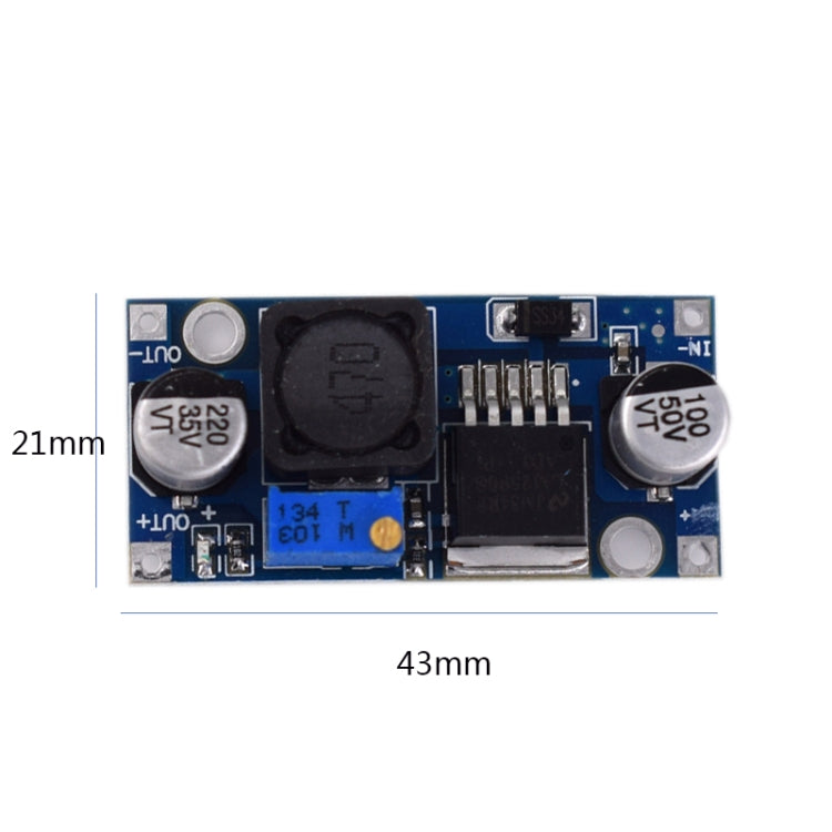 5 PCS LM2596 DC-DC Módulo de alimentación de automóvil reductor de alta potencia, LM2596 DC-DC
