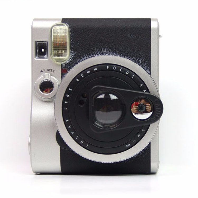 2 juegos de lentes de primer plano con espejo de retrato Selfie + juego de filtros de color púrpura para cámara FUJIFILM Instax Mini 90, For FUJIFILM Instax Mini 90