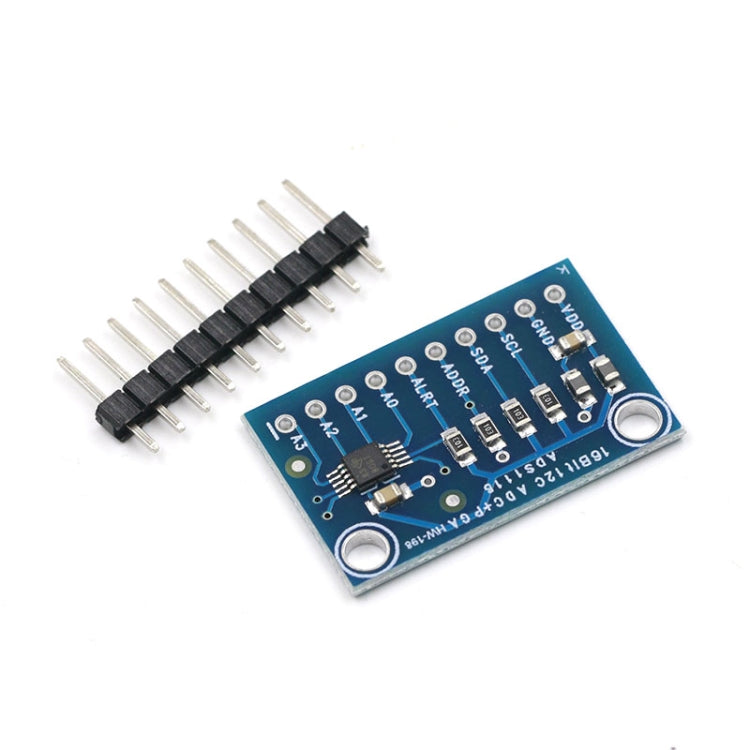 Convertidor analógico a digital de precisión de 16 bits AdC Módulo de placa de desarrollo de 4 canales, CJMCU-ADS1115