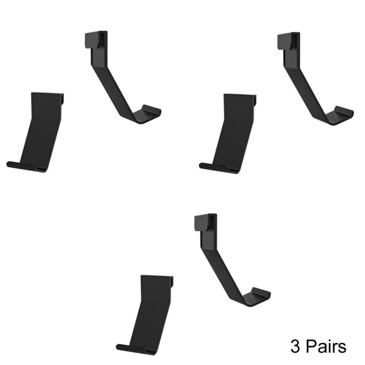 3 pares de manijas para auriculares Rack de almacenamiento externo de montaje lateral para PS5, AL-P5053