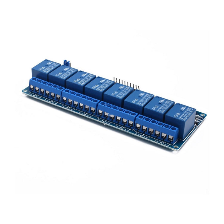HW-281A DC 5V Módulo de placa de expansión de relé de 8 canales Panel de control con indicador PLC Relé, 8-Channel Relay Module