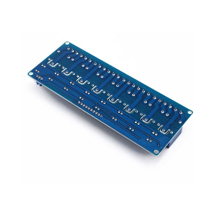 HW-281A DC 5V Módulo de placa de expansión de relé de 8 canales Panel de control con indicador PLC Relé, 8-Channel Relay Module