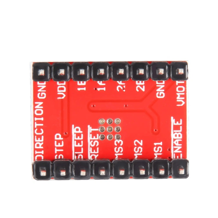 2 uds HW-134A A4988 Módulo de controlador de Motor paso a paso de tablero rojo disipador de calor para impresora 3D, A4988