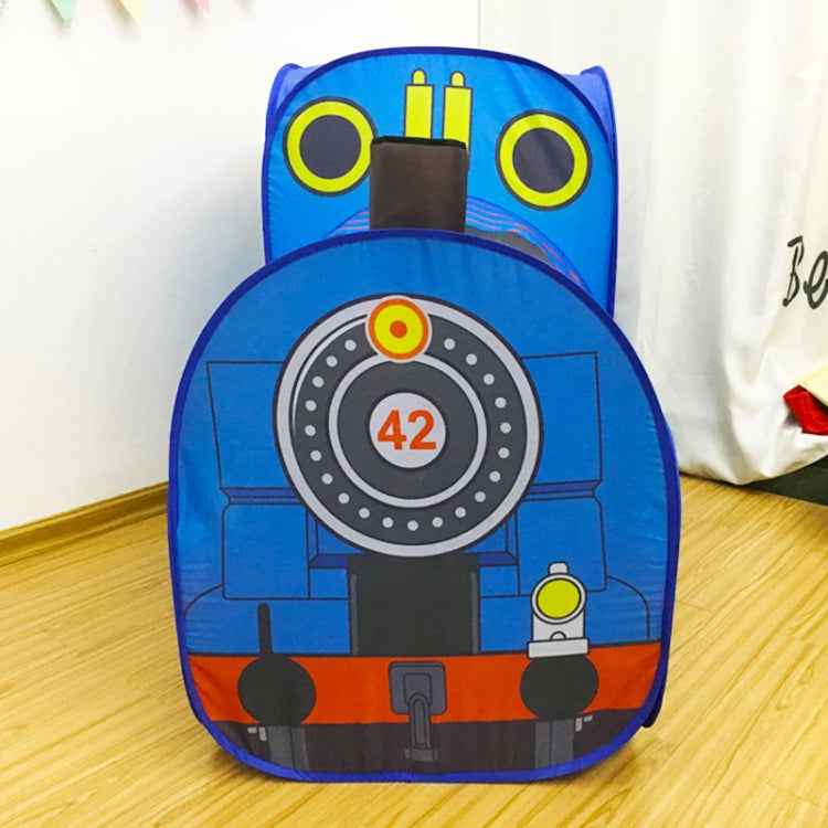 Tienda de campaña para niños, tren, casa de juegos plegable, túnel interior para gatear, piscina de bolas oceánicas, Children Tent House