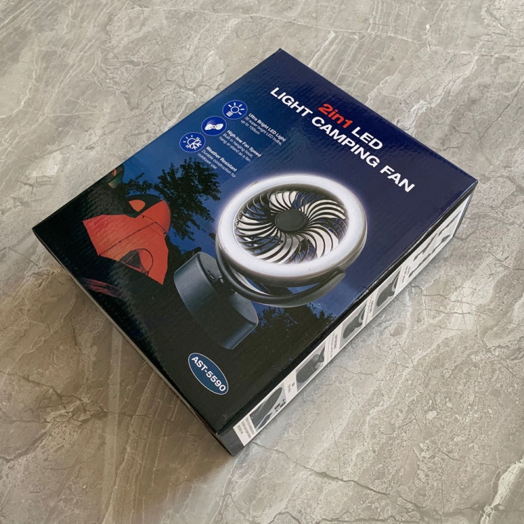 YQ-8004 USB de carga al aire libre Wild Camp Fan Multifunción Camping Tent LED Fan