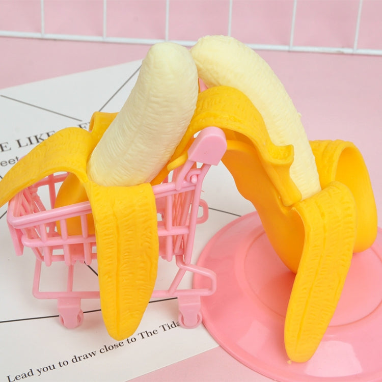 5 PCS Niños Descompresión Simulación Peeling Banana Vent Toy, Peeling Banana