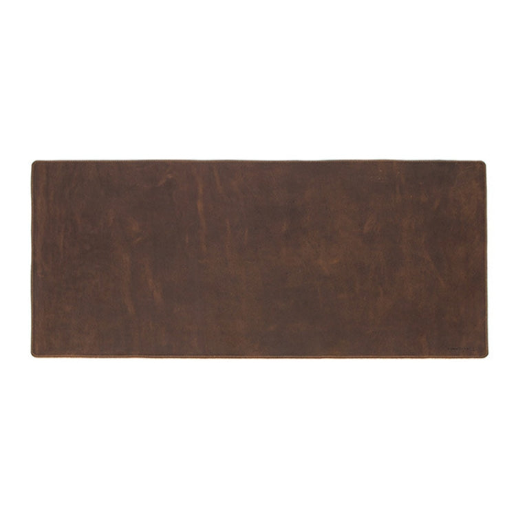 Alfombrilla de escritorio CF9011, alfombrilla de ratón Retro de cuero Crazy Horse para ordenador portátil, alfombrilla de ratón antideslizante de gran tamaño para ordenador de escritorio, alfombrilla de cuero para escritorio
