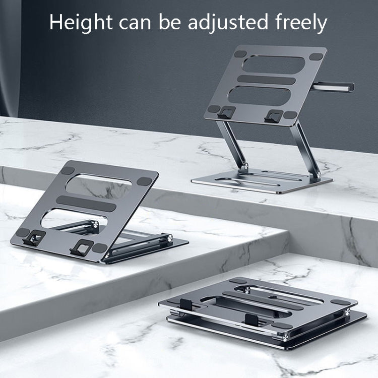 Oatsbasf Z08 Soporte para portátil de metal Soporte ajustable para aumento de escritorio Soporte para portátil
