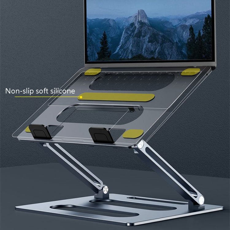 Oatsbasf Z08 Soporte para portátil de metal Soporte ajustable para aumento de escritorio Soporte para portátil