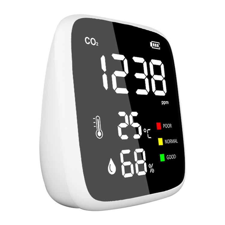 Monitor de concentración del detector de dióxido de carbono DM1308B con pantalla LED, DM1308B