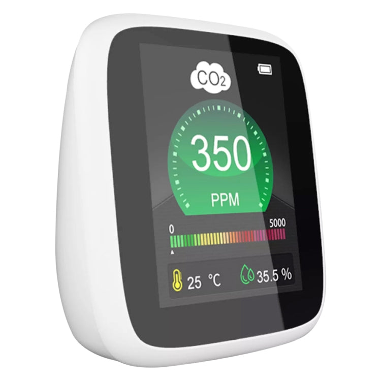 DM1308 CO2 Monitor Tester Calidad del aire interior 400-5000ppm Sensor digital de temperatura y humedad de dióxido de carbono NDIR
