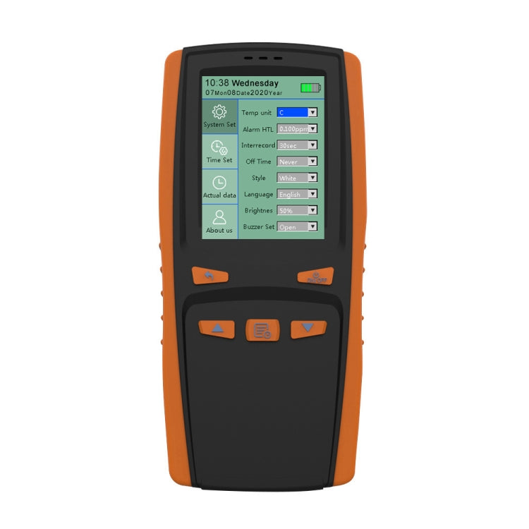 DM509-O3 Analizador de ozono portátil de mano O3 Detector de gas de ozono Sensor inteligente Medidor de ozono, DM509-O3