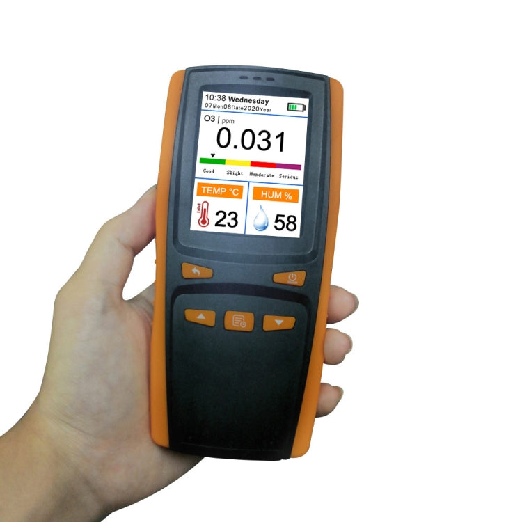 DM509-O3 Analizador de ozono portátil de mano O3 Detector de gas de ozono Sensor inteligente Medidor de ozono, DM509-O3