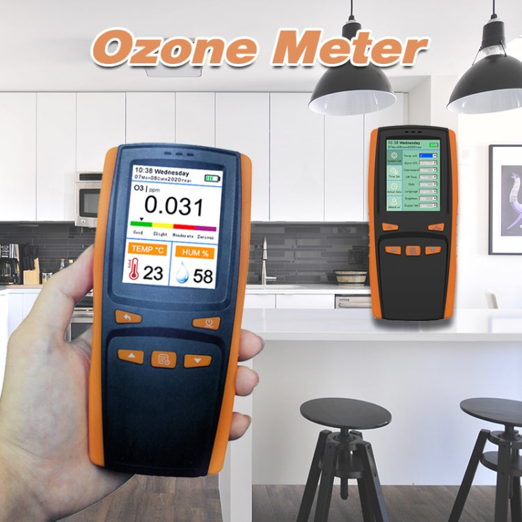 DM509-O3 Analizador de ozono portátil de mano O3 Detector de gas de ozono Sensor inteligente Medidor de ozono, DM509-O3