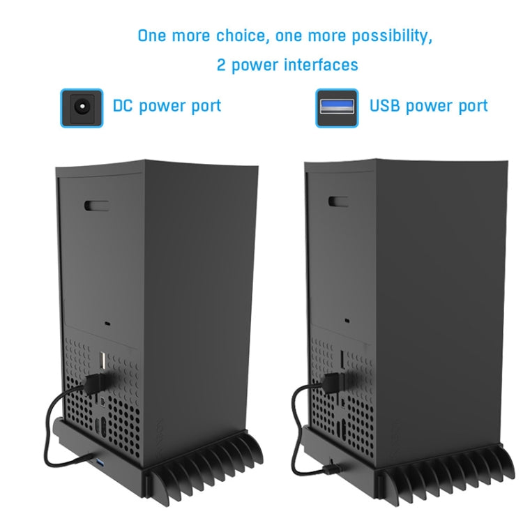 Base de refrigeración multifunción JYS X133 + almacenamiento de disco de juego para XBOX Series X Host, JYS X133