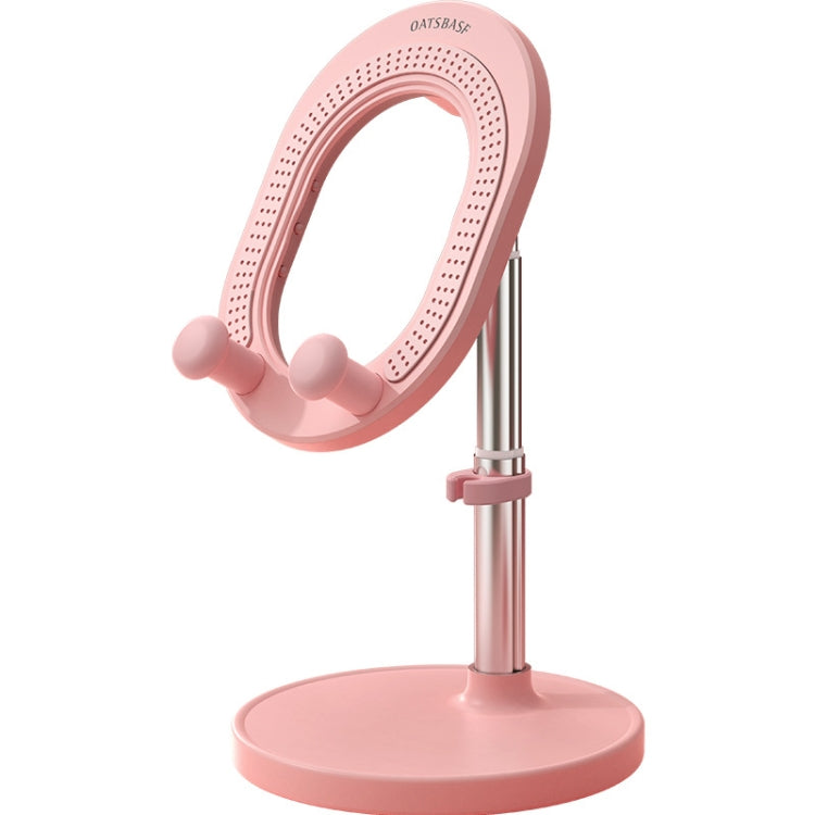 OATSBASF Live Telescopic Desktop Radiator Soporte portátil compacto para teléfono con refrigeración, estándar:, Bracket White, Bracket Pink, Bracket Green, Radiator Pink, Radiator Green