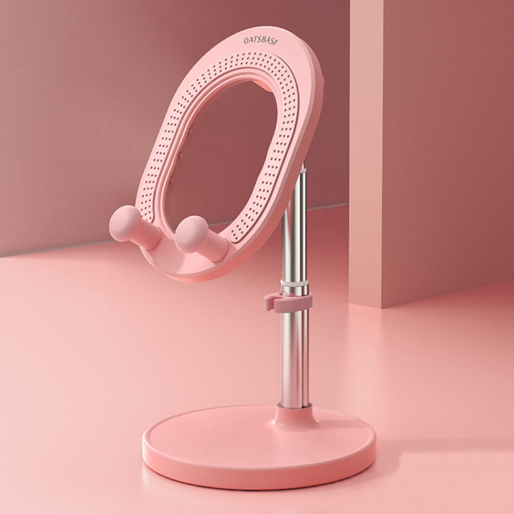 OATSBASF Live Telescopic Desktop Radiator Soporte portátil compacto para teléfono con refrigeración, estándar:, Bracket White, Bracket Pink, Bracket Green, Radiator Pink, Radiator Green