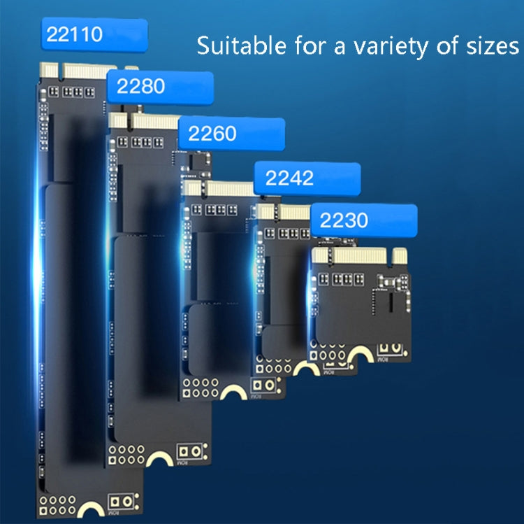 M.2 NGFF / NVME Unidad de estado sólido Parte inferior USB3.1 Notebook SSD externo Enchufe de disco duro móvil, estilo:, SD01 (M.2 SATA Protocol), SD02 (M.2 NVME Protocol)