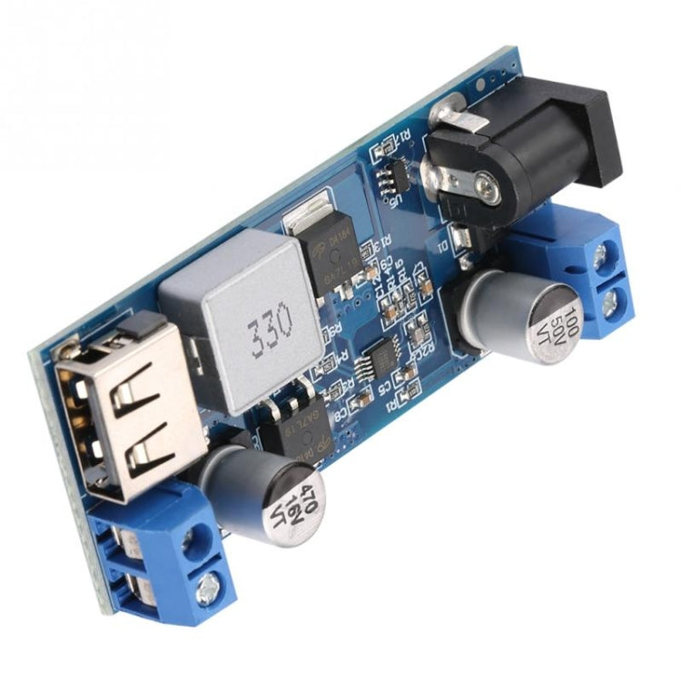 HW-688 DC 5V6A Módulo Buck 12V24V a 5V Fuente de alimentación Carga USB 5A Alta potencia 30W, 24V / 12V To 5V 6A